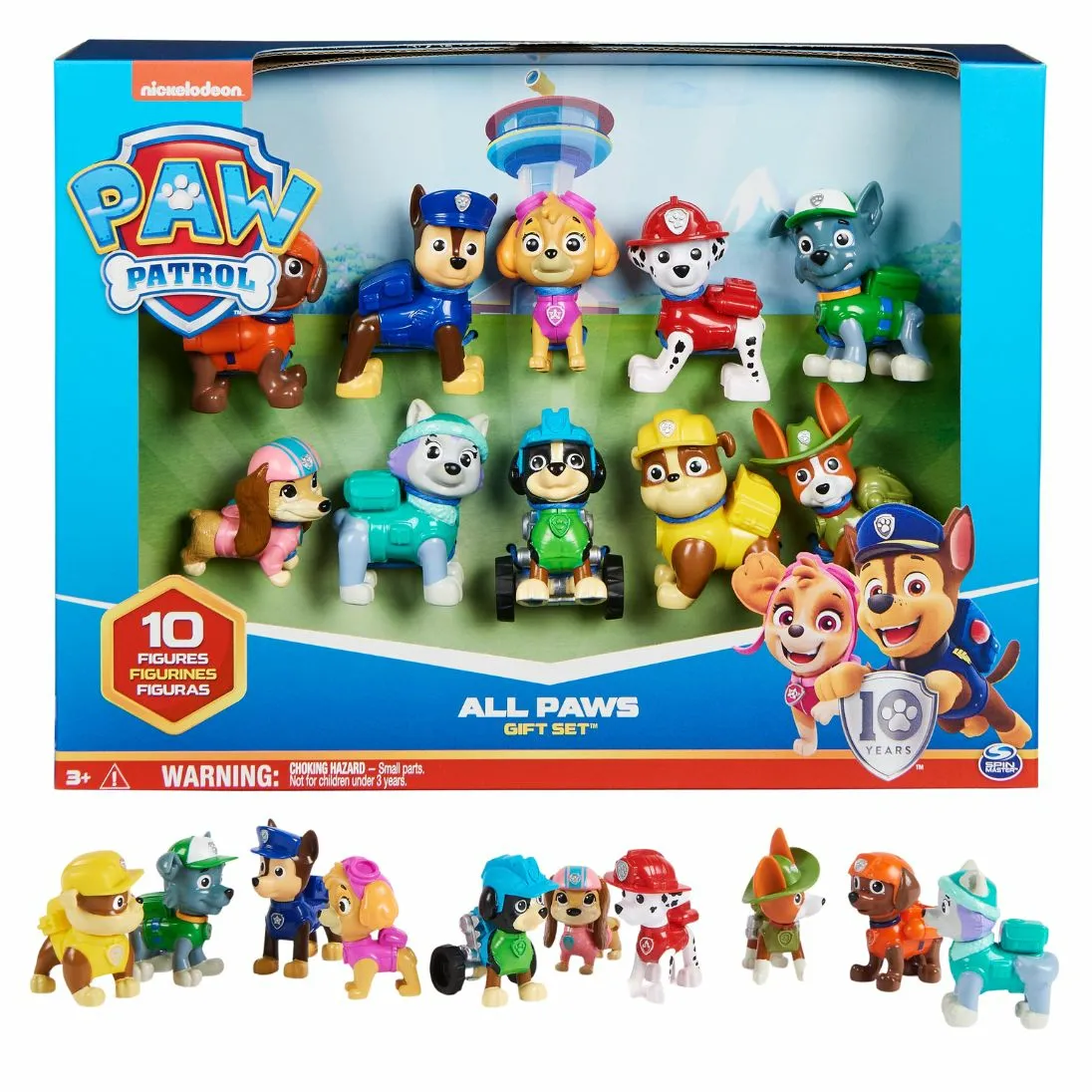 PAW Patrol – Action Pups Geschenkset mit 10 Hundefiguren zum Sammeln, alle Hauptcharaktere in Uniform mit Werkzeug, für Kinder ab 3 Jahren. – Bild 3