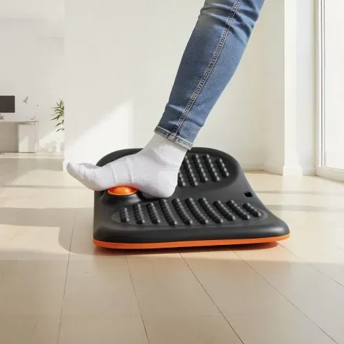 VEVOR Balance Board für Erwachsene (60 cm), Wackelbrett bis 200 kg Belastbar, Kompaktes Balance-Trainingsgerät mit Massagenoppen für Core-Workouts Stehpultübungen Heim-Fitnessstudio Büro, Schwarz – Bild 7