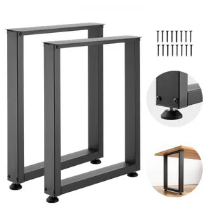 VEVOR Tischkufen aus Vierkantprofilen 2er-Set 600×750 mm, Tischuntergestell max. 1000 kg, Tischbeine, Möbelfüße, Tischgestell, Tischfüße für Schreibtische, Couchtisch, Esstische, Schwarz VEVOR Tischkufen aus Vierkantprofilen 2er-Set 600×750 mm, Tischuntergestell max. 1000 kg, Tischbeine, Möbelfüße, Tischgestell, Tischfüße für Schreibtische, Couchtisch, Esstische, Schwarz