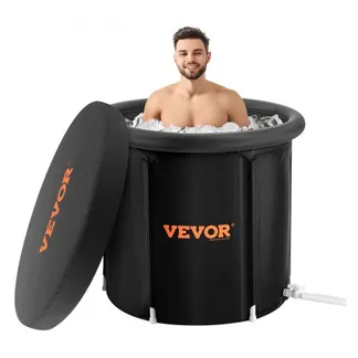 VEVOR Eisbadewanne, 85 cm langes Tauchbecken für Kaltwassertherapie für Sportler, tragbares Outdoor-Eisfass-Tauchbecken zur Erholung, 398 L aufblasbare Faltbadewanne mit Abdeckung für Erwachsene VEVOR Eisbadewanne, 85 cm langes Tauchbecken für Kaltwassertherapie für Sportler, tragbares Outdoor-Eisfass-Tauchbecken zur Erholung, 398 L aufblasbare Faltbadewanne mit Abdeckung für Erwachsene