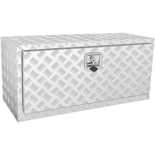 VEVOR Unterboden-Lkw-Box, 914 x 355 x 405 mm Pickup-Aufbewahrungsbox, Aluminium-Werkzeugkasten mit Schloss & Schlüsseln, Wasserdichte Anhänger-Werkzeugkiste für Lkw, Transporter, Anhänger usw. – Bild 8