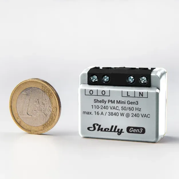 Shelly · Unterputz · "PM Mini Gen. 3" · WLAN · BT – Bild 2