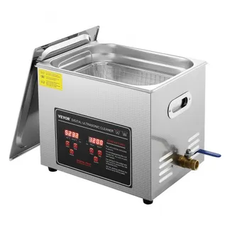 VEVOR Ultraschallreiniger Ultraschall Edelstahl-Reinigungsgerät 300 W, 10 L Ultraschallreinigungsgerät mit digitaler Anzeige 0-30 Min, Reinigung Ultraschall für Schmuck, Brillen, Uhren usw. VEVOR Ultraschallreiniger Ultraschall Edelstahl-Reinigungsgerät 300 W, 10 L Ultraschallreinigungsgerät mit digitaler Anzeige 0-30 Min, Reinigung Ultraschall für Schmuck, Brillen, Uhren usw.