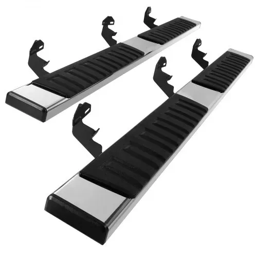 VEVOR Trittbretter Kompatibel mit 2009-2018 Dodge Ram 1500/2010-2023 Ram 2500/3500 (einschließlich 2019-2023 Classic) Crew Cab, 201 Edelstahl-Seitentrittbretter 227 kg, 152,4 mm, 2 Stück – Bild 8