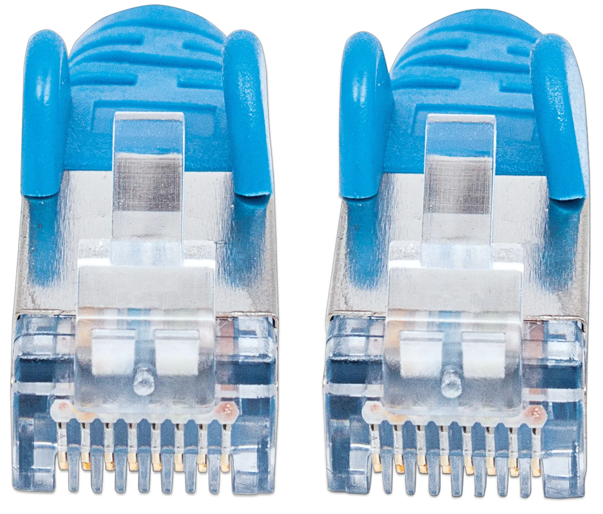 Intellinet Premium Netzwerkkabel, Cat6, S/FTP, 100% Kupfer, Cat6-zertifiziert, LS0H, RJ45-Stecker/RJ45-Stecker, 10,0 m, blau – Bild 3