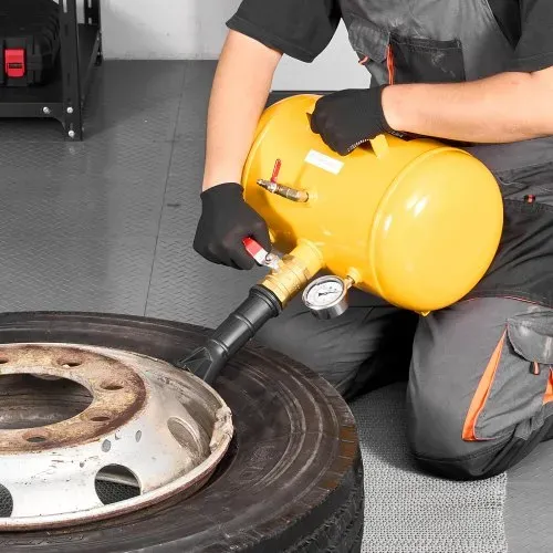 VEVOR Luftreifen Perlensitzer Luftreifenperlen Sitzer 18,9 L Reifenwulst Blaster Werkzeug, 0,6–0,8 MPa Betriebsdruck, Luftauslöser-Sitzpumpe für Pickup Truck ATV Jeep Van Rasentraktor Gelb – Bild 7