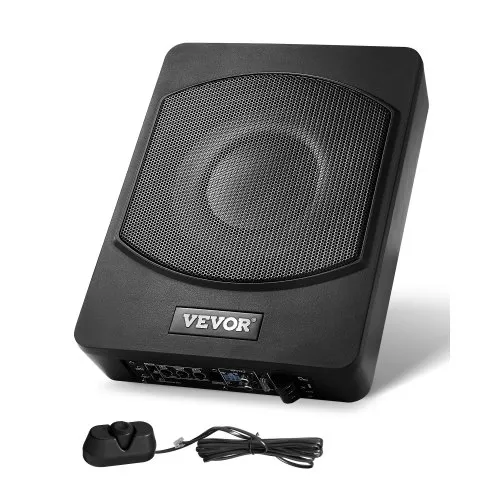 VEVOR Untersitz Auto Subwoofer 240 W 254 mm schlanker Auto Subwoofer unter dem Sitz Subsystem mit eingebautem Verstärker, Hoch-/Niedrigpegel-Eingang und Lautstärkeregler für SUVs Lkws VEVOR Untersitz Auto Subwoofer 240 W 254 mm schlanker Auto Subwoofer unter dem Sitz Subsystem mit eingebautem Verstärker, Hoch-/Niedrigpegel-Eingang und Lautstärkeregler für SUVs Lkws