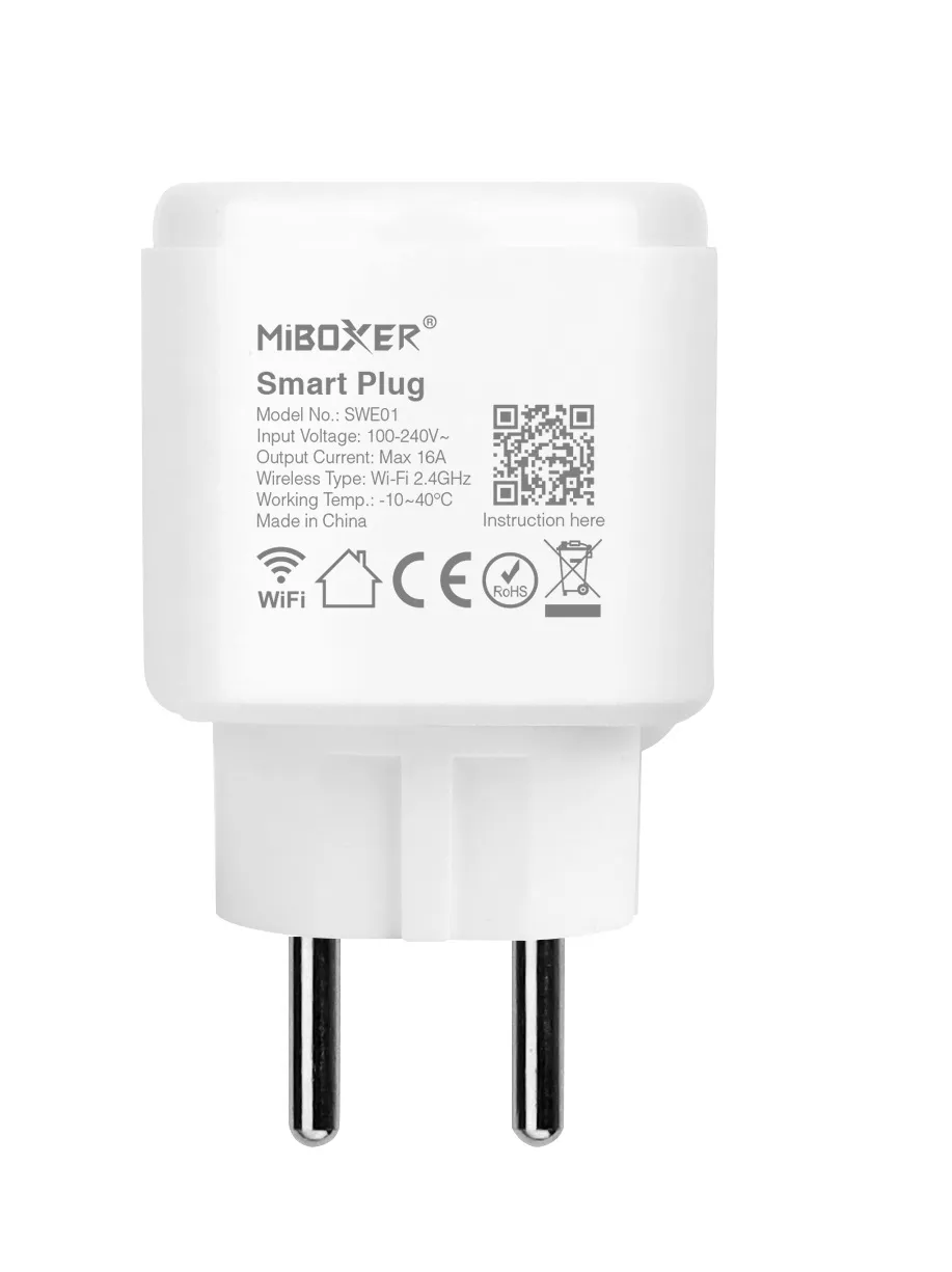 MiBoxer SWE01 LED Wifi Smart Plug 16A mit Messfunktion – Bild 2