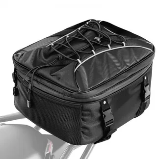 VEVOR Motorradhecktasche Rücksitztasche (22-34 L) mit wasserfester Regenabdeckung, Motorrad-Gepäckaufbewahrung, Gepäckträgertasche mit Riemen & elastischer Kordel, Motorradgepäck Schwarz VEVOR Motorradhecktasche Rücksitztasche (22-34 L) mit wasserfester Regenabdeckung, Motorrad-Gepäckaufbewahrung, Gepäckträgertasche mit Riemen & elastischer Kordel, Motorradgepäck Schwarz