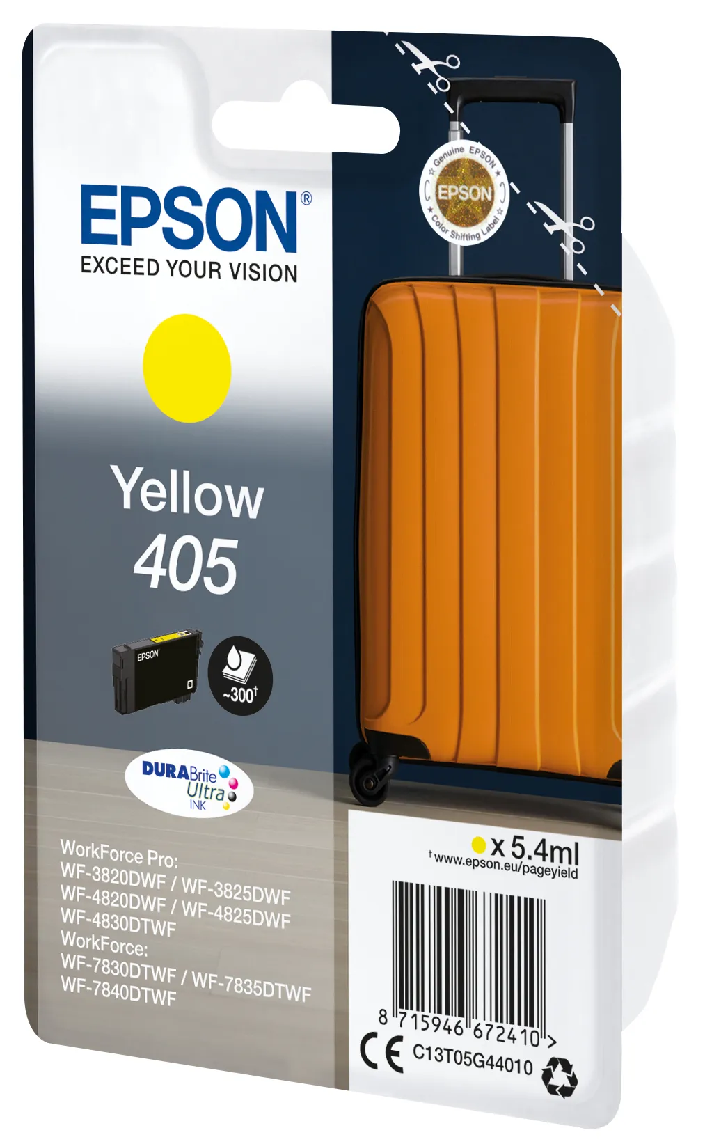 Epson Singlepack Yellow 405 DURABrite Ultra Ink – Bild 2