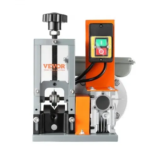 VEVOR Kabelabisoliermaschine Elektrisch φ1,5-25mm Kabelschälmaschine 180W Abisoliermaschine 18m pro Minute Geschwindigkeit Abisolierzange 65-Mn-Federstahl Klinge Ideal zum Abisolieren von Kupferdraht – Bild 10