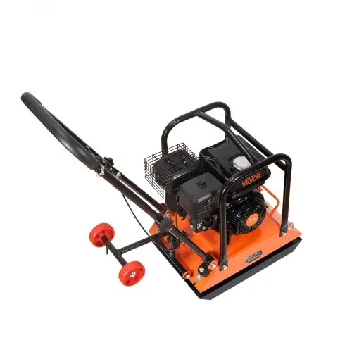 VEVOR Benzin Rüttelplatte, 6,5 PS (212 CC) Motor, 6400 U/min Vibrationsstampfer, 15 kN Verdichtungsdruck, Platte 530x400 mm, Handgeführter Rüttler für Pflasterarbeiten, Asphalt & Fundamente – Bild 10