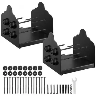 VEVOR Pfostenträger, 2 Stück, Innenmaß 200×190 mm für 203,2×190/190×190 mm Pfosten, Aufschraubhülse aus Karbonstahl, Ideal für Pavillon-Terrassengeländer-Stützdeck-Grundplatte, Schwarz VEVOR Pfostenträger, 2 Stück, Innenmaß 200×190 mm für 203,2×190/190×190 mm Pfosten, Aufschraubhülse aus Karbonstahl, Ideal für Pavillon-Terrassengeländer-Stützdeck-Grundplatte, Schwarz