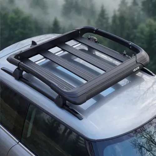VEVOR Dachgepäckkorb 965 x 965 x 142 mm Dachträgerkorb aus Aluminiumlegierung 68,04 kg Tragkraft Wetterfester Dachgepäckträger Passend für Querträger bis 90 x 50 mm Ideal für SUVs und Pickups – Bild 7