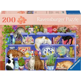 Feel Well & Puzzle – Katzen im Regal Feel Well & Puzzle – Katzen im Regal
