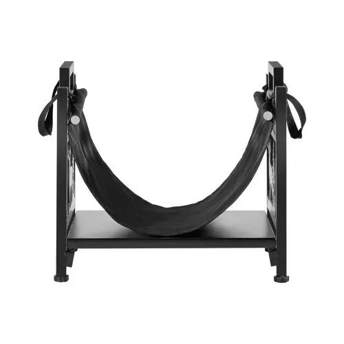 VEVOR Kaminholzregal 450x315x415 mm, Brennholzregal mit Segeltuchträger, Kaminholzhalter 18 kg Tragfähigkeit, Brennholzhalter aus pulverbeschichtetem Stahl, robuster Holzstapelständer für den Kamin – Bild 10