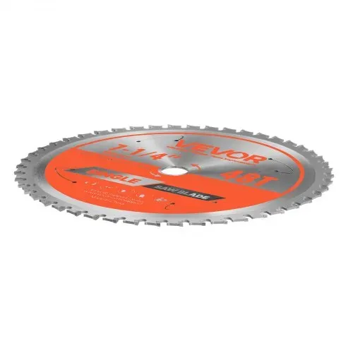 VEVOR Kreissägeblatt (185 mm φ & 48 scharfe Zähne & 1,8 mm Dicke) ideal für Stahl Aluminium, kompatibel mit Kreissäge, Sägeblatt aus legiertem Stahl mit geräuschreduzierenden Wärmeabzügen – Bild 10