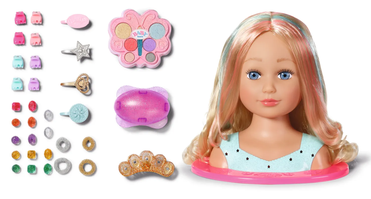 BABY born Sister Styling Head Princess Doll make-up & hair styling set BABY born Sister Styling Head Princess Doll make-up & hair styling set