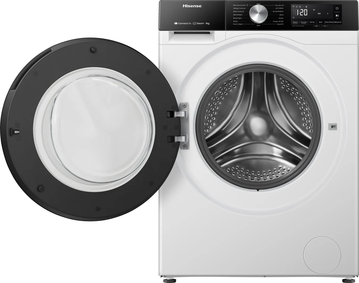 Hisense Waschmaschine WF3S9043BW3 BK070 – Bild 4