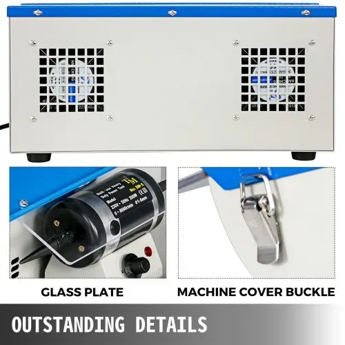VEVOR Schmuckpoliermaschine 200W Jewelry Buffer Polishing Machine Schmuckpolierpuffer Poliermaschine Schmuckschleifer für die Herstellung und Wartung von Schmuck – Bild 5