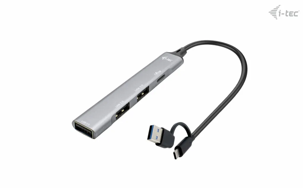 i-tec USB-C/USB-A Metal HUB 1x USB 3.0 + 3x USB 2.0 i-tec USB-C/USB-A Metal HUB 1x USB 3.0 + 3x USB 2.0