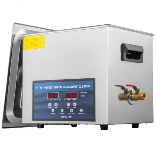 VEVOR Ultraschallreiniger 10L, Ultraschall Reinigungsgerät 260W , Zweifrequenz-Ultraschallreiniger, Schmuckreiniger Ultraschall Ultraschallreiniger Ultraschallreinigungsgerät Brille mit LED-Bildschirm – Bild 8