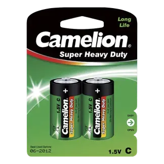 Baby-Batterie CAMELION Super Heavy Duty 1,5 V, Typ C, 2er-Blister Baby-Batterie CAMELION Super Heavy Duty 1,5 V, Typ C, 2er-Blister