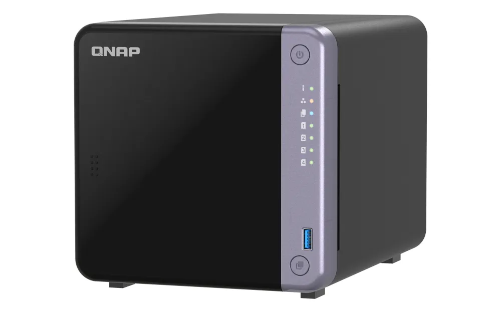 QNAP TS-432X-4G NAS & Speicherserver Tower Alpine Alpine AL-524 4 GB DDR4 QNAP QTS Schwarz – Bild 5
