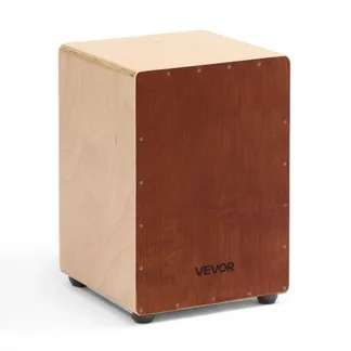 VEVOR Cajon, Kistentrommel, mit internen Snare-Drähten, leichte Drum-Box aus Holz, tragbares Trommel-Musikinstrument mit Silikonfüßen, abgerundeten Kanten, für Anfänger & Profis, 305x305x430 mm VEVOR Cajon, Kistentrommel, mit internen Snare-Drähten, leichte Drum-Box aus Holz, tragbares Trommel-Musikinstrument mit Silikonfüßen, abgerundeten Kanten, für Anfänger & Profis, 305x305x430 mm