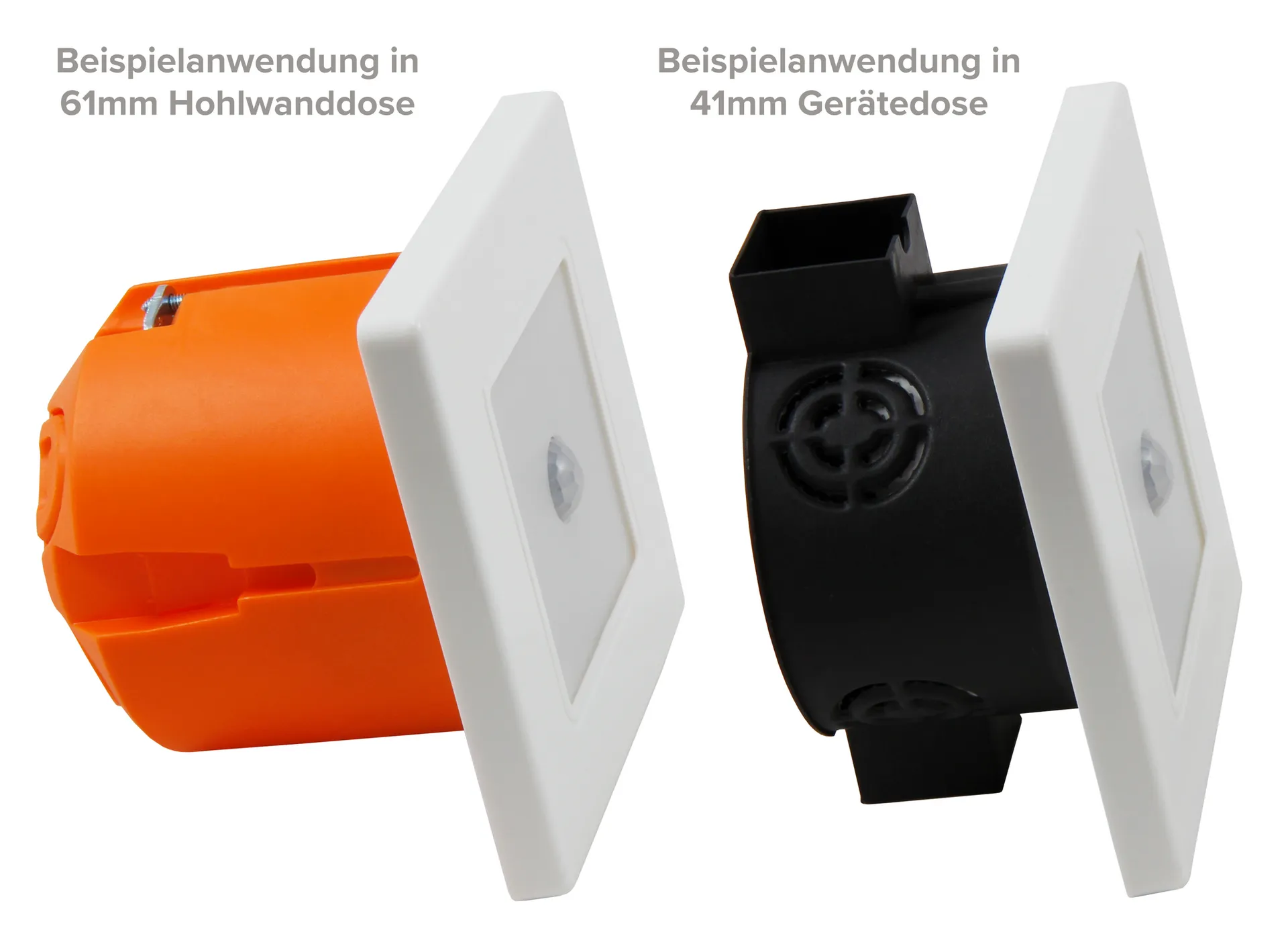 LED-Wand-Einbauleuchte McShine ''LWE-86WB'' 2W, 150lm, warmweiß, weißer Rahmen – Bild 4