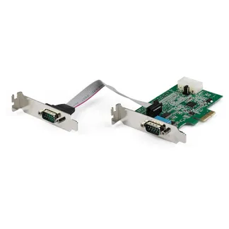 StarTech.com 2 Port Serielle PCIe RS232 Adapter Karte – Serielle PCIe RS232 Host Controller Karte – PCIe auf seriell DB9 – 16950 UART – Nidrig Profil Erweiterungskarte – Windows & Linux StarTech.com 2 Port Serielle PCIe RS232 Adapter Karte – Serielle PCIe RS232 Host Controller Karte – PCIe auf seriell DB9 – 16950 UART – Nidrig Profil Erweiterungskarte – Windows & Linux