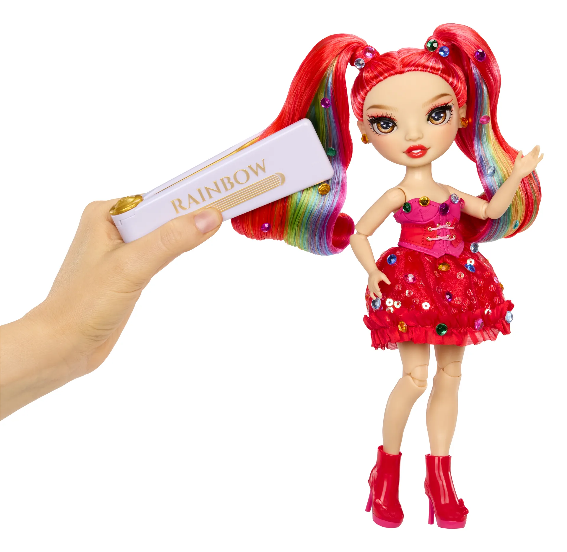 Rainbow High Be Dazzling Fashion Dolls- Vivienne Rouge (Red) – Bild 5