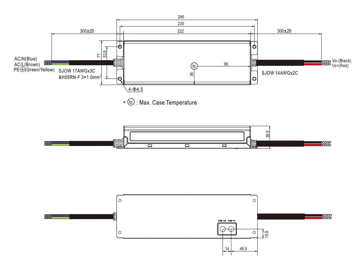 MEAN WELL Netzteil - 24V 300W IP67 – Bild 2