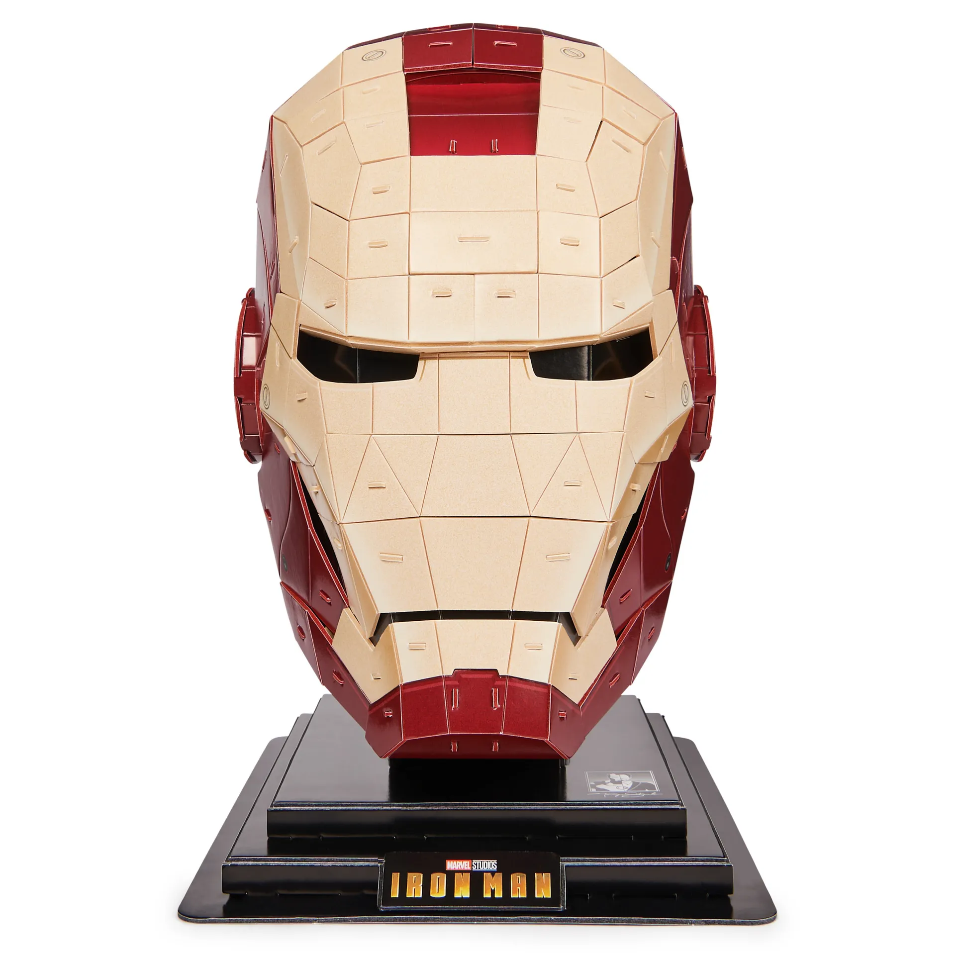 4D Build – Marvel Iron Man-Helm – detailreicher 3D-Modellbausatz aus hochwertigem Karton, 96 Teile, für alle Superhelden-Fans ab 12 Jahren 4D Build – Marvel Iron Man-Helm – detailreicher 3D-Modellbausatz aus hochwertigem Karton, 96 Teile, für alle Superhelden-Fans ab 12 Jahren