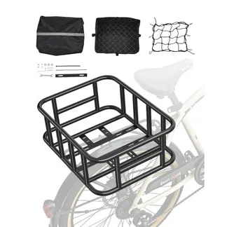 VEVOR Fahrradkorb hinten 435x330x155 mm, Hinterradkorb mit Gepäcknetz & Abdeckung, Gepäckträger zum Transport von Hunden, Haustieren, Obst & Lebensmitteln, Montagewerkzeug im Lieferumfang enthalten VEVOR Fahrradkorb hinten 435x330x155 mm, Hinterradkorb mit Gepäcknetz & Abdeckung, Gepäckträger zum Transport von Hunden, Haustieren, Obst & Lebensmitteln, Montagewerkzeug im Lieferumfang enthalten