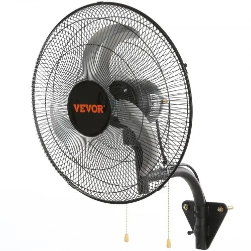 VEVOR Wandventilator, 44,45 cm Wandventilator 4000 CFM, 3 Geschwindigkeiten, Wohn- und Gewerbeventilator zur Kühlung von Lagerhäusern, Gewächshäusern, Werkstätten, Terrassen und Kellern, Schwarz – Bild 9