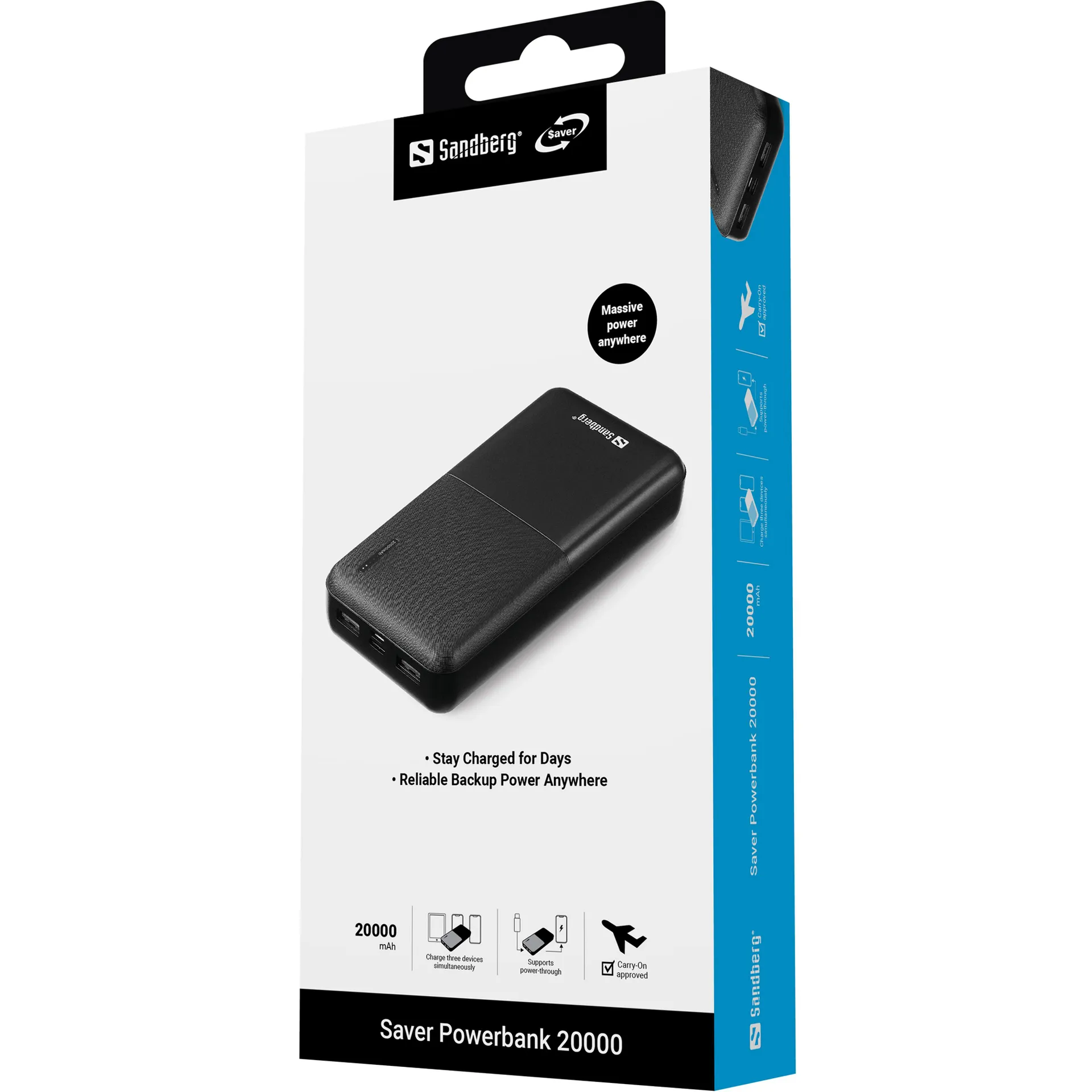 Sandberg Saver Powerbank 20000 – Bild 3