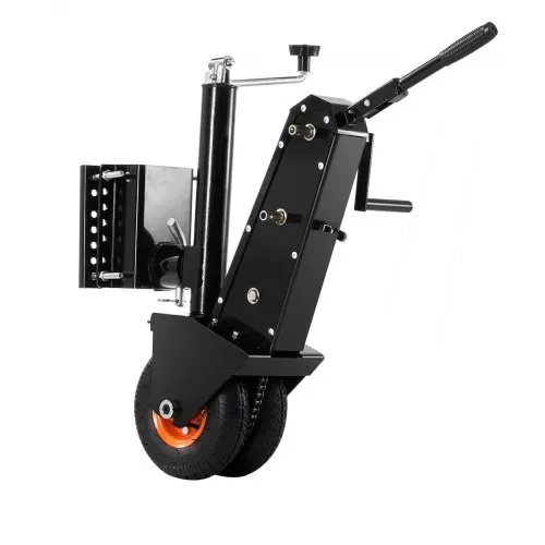 VEVOR Anhängerwagen Rangierhilfe, 227 kg Stützlast, 330–590 mm Höhe, 22,8 cm pneumatischer Gummireifen, manueller oder elektrischer Schlüsselantrieb, zum Bewegen von Wohnmobilanhängern – Bild 8