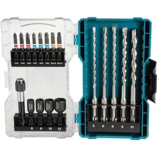 Bohrer-Bit-Set SDS Plus, 18-teilig, Bohrer- & Bit-Satz Bohrer-Bit-Set SDS Plus, 18-teilig, Bohrer- & Bit-Satz