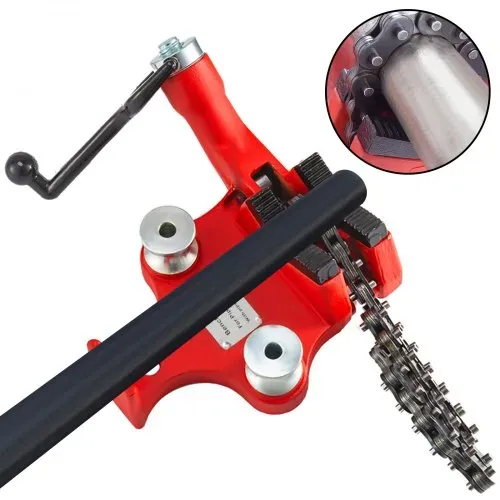 VEVOR Schraub-Kettenschraubstock für 3,175 bis 127 mm Rohr-Schraubstock mit Kurbelgriff VEVOR Schraub-Kettenschraubstock für 3,175 bis 127 mm Rohr-Schraubstock mit Kurbelgriff