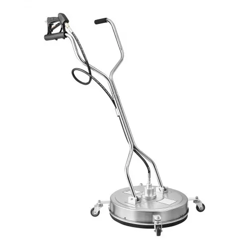VEVOR Hochdruckreiniger φ520 mm Oberflächenreiniger, Flächenreiniger aus Edelstahl mit 4 Rädern, 275,8 bar, 3/8-Zoll-Schnellanschluss, 2 Sprühdüsen, Doppelgriff, für Beton, Terrasse, Gehweg – Bild 9