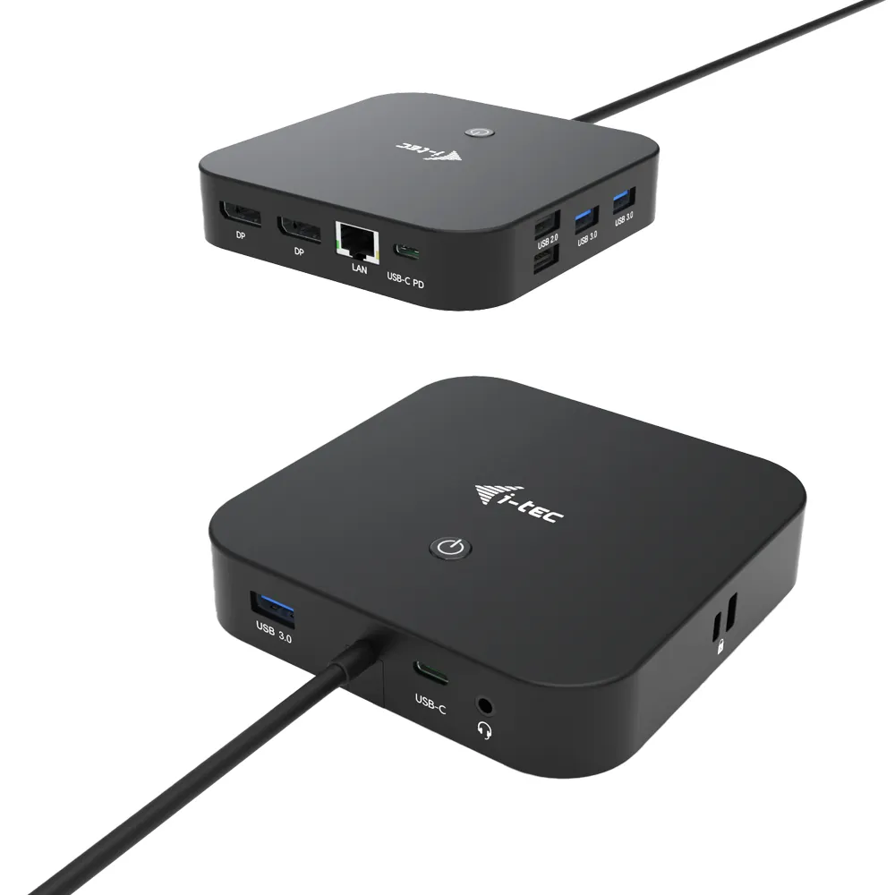 i-tec USB-C Dual Display Docking Station with Power Delivery 100 W i-tec USB-C Dual Display Docking Station with Power Delivery 100 W