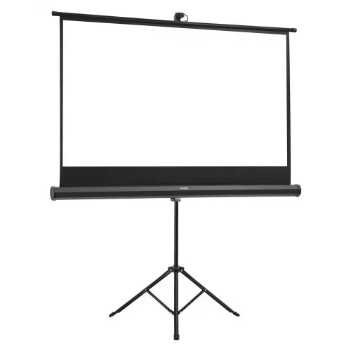 VEVOR Projektionsleinwand Stativleinwand (60 Zoll) mit 160° Weitwinkel, Beamerleinwand für Projektor innen & außen 16:9 4K HD, tragbare Filmleinwand mit Tragetasche für Heimkino Präsentation – Bild 9