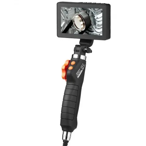 VEVOR Gelenk-Endoskopkamera mit Licht, Zweiwege-Gelenk-Endoskop-Inspektionskamera mit 6,4 mm kleinem Objektiv, 5 Zoll IPS 1080P HD-Bildschirm, 8-facher Zoom, 8 LED-Lichtkamera für Auto, Sanitär (4,9 Fuß) – Bild 9