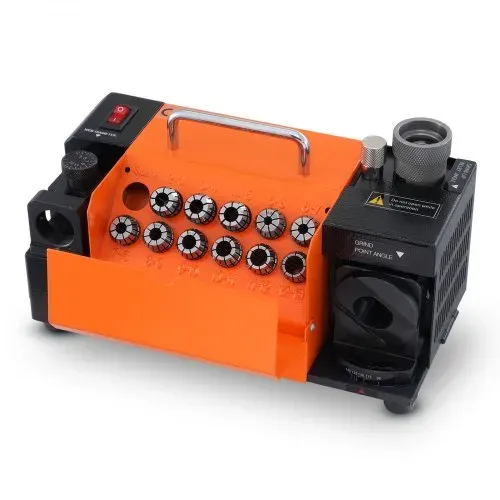 VEVOR MR-13A Bohrerschleifgerät 120 W Bohrerschleifmaschine 4500 U/min Schärfstation Stahl Bohrerschärfgerät 95-135° Einstellbarer Spitzenwinkel 11 Spannzangen Geeignet für Bohrerdurchmesser φ3–13 mm – Bild 8