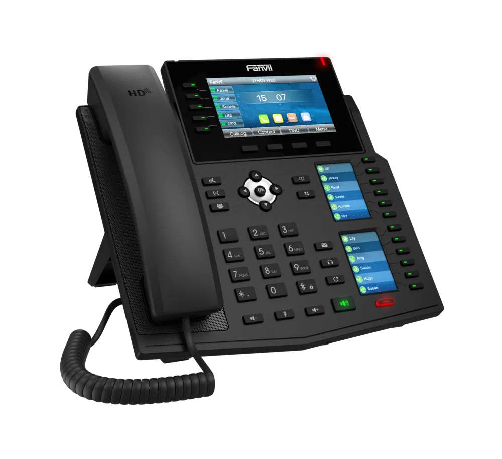 Fanvil X6U v2, High-end business phone with Gigabit / SIP / POE / Gigabit / USB-Port / Bluetooth – Bild 5