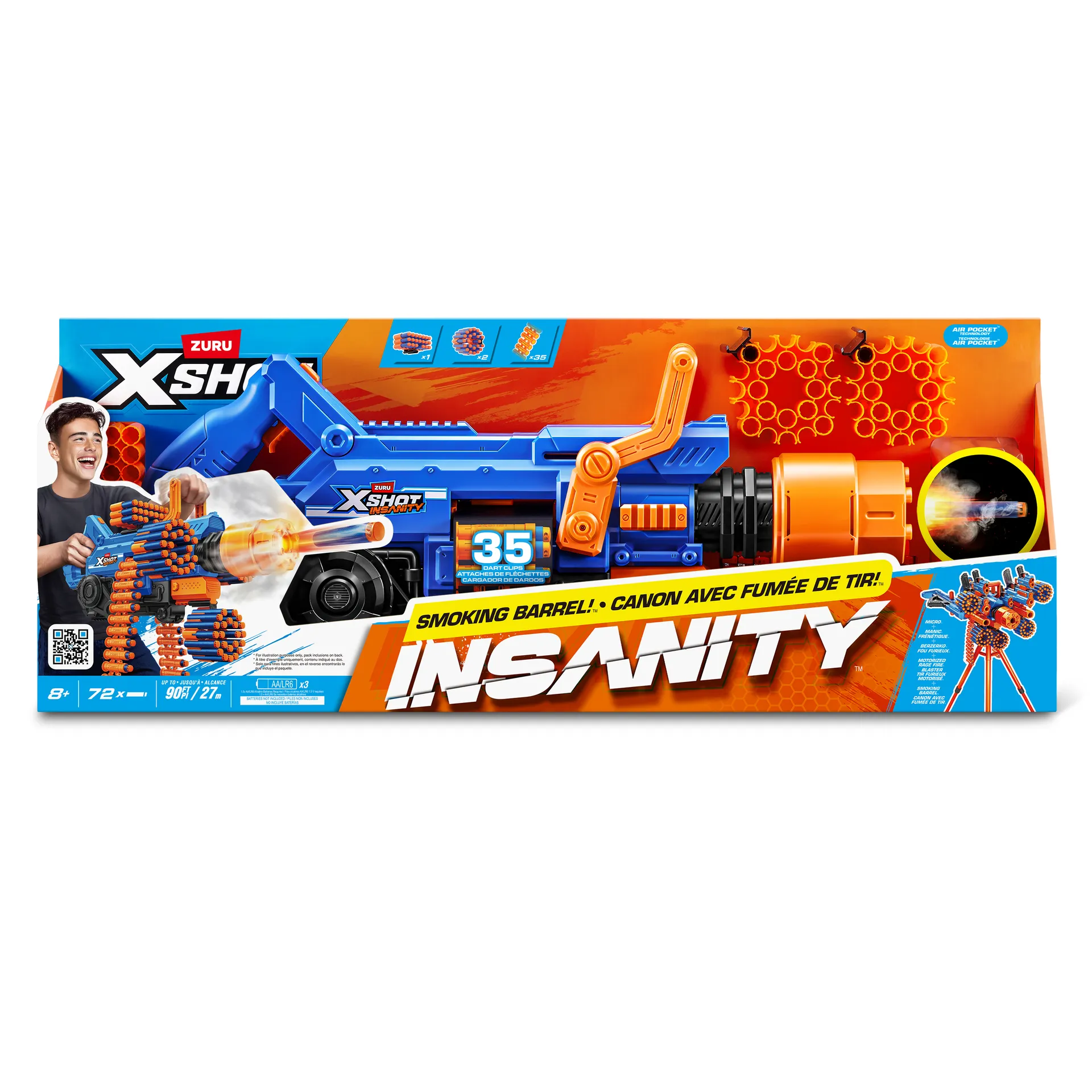 ZURU XSHOT Insanity Smoking Barrel Blaster – Bild 5