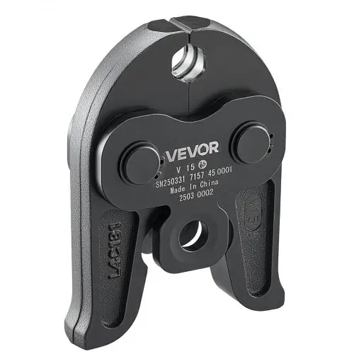 VEVOR V15 Pressbacke, 15 mm Presszange für V-Typ Edelstahlrohre, Crimpbacken aus Stahl, kompatibel mit Standard-Presswerkzeugen, Heizungs-, Lüftungs- & Klimasysteme, Gasleitungen – Bild 9