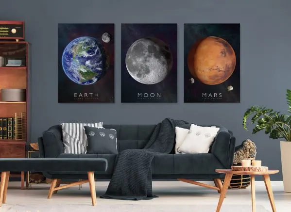 Curiscope MINT Augmented Reality Poster "Mond" / "Moon" – Bild 6