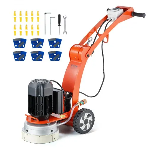 VEVOR Betonbodenschleifer 25,4 cm handgeführte Poliermaschine 3,0 PS VEVOR Betonbodenschleifer 25,4 cm handgeführte Poliermaschine 3,0 PS